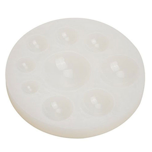 9 round beads silicone mold