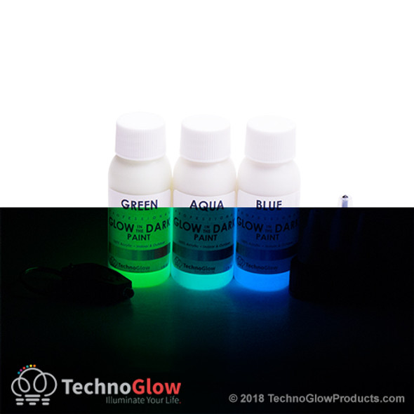 clear glow in the dark paint