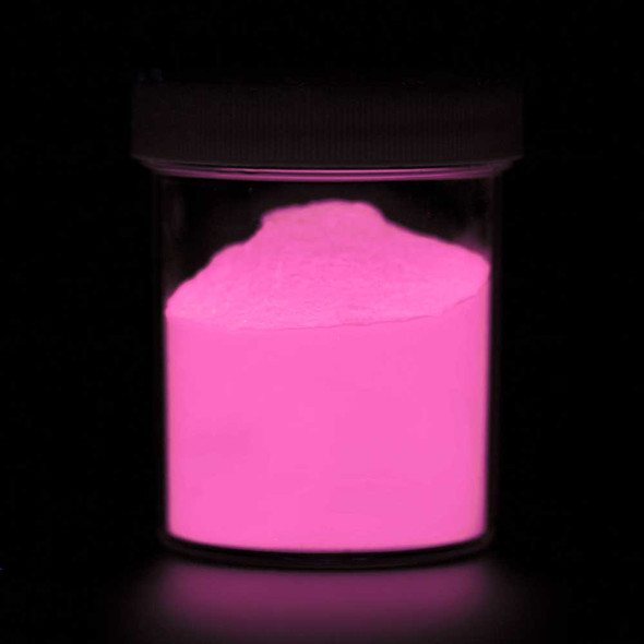 Pink Glow in the Dark Powder