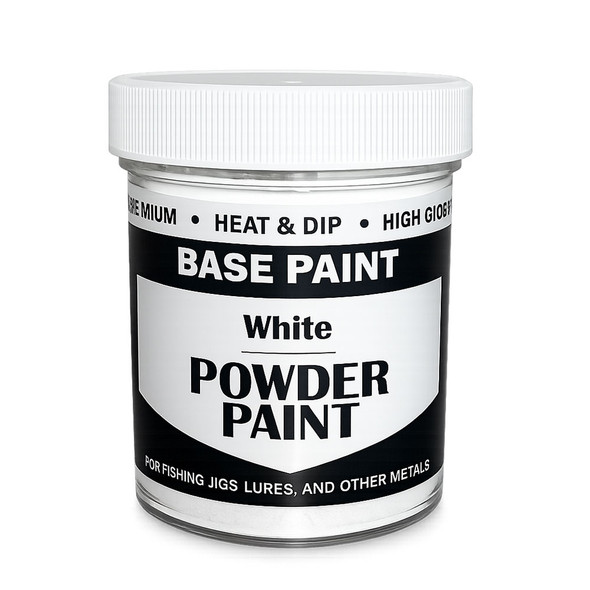 white powder paint base coat primer for glow in the dark heat and dip powder paint