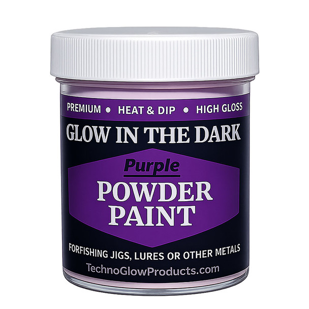 Purple Glow in the Dark Powder Paint