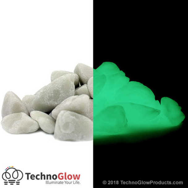 Green Glow in the Dark Rocks Glow Landscaping Rocks