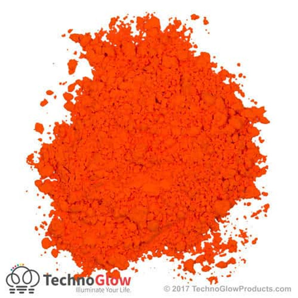 Firehouse Orange Fluorescent UV Powder