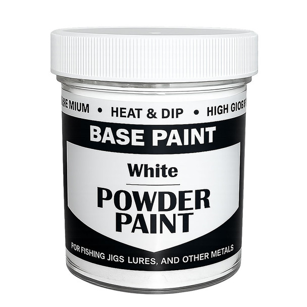 white powder paint base coat primer for glow in the dark heat and dip powder paint