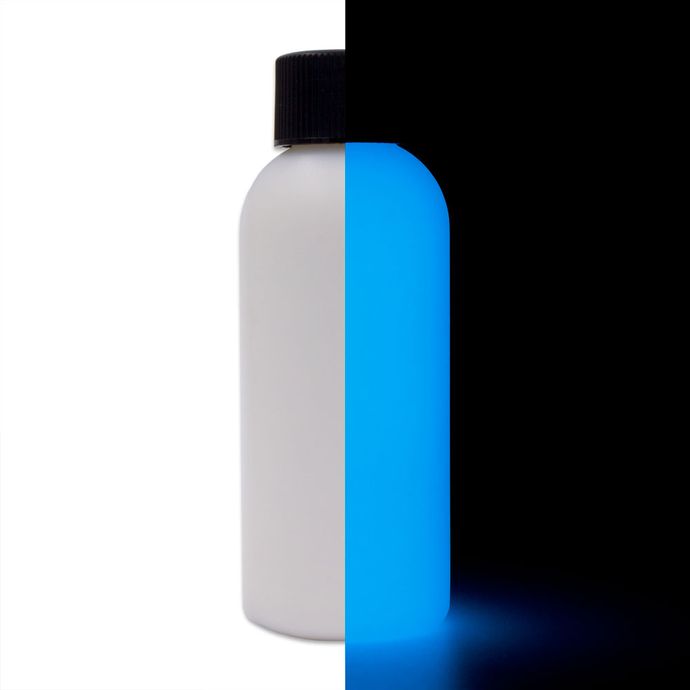 Blue Glow in the Dark Paint  Invisible Blue Acrylic Paint