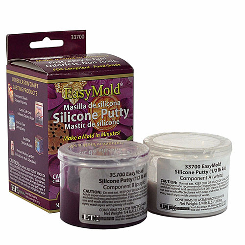 EasyMold Silicone Putty RTV Grade Platinum Cure 1 lb Kit