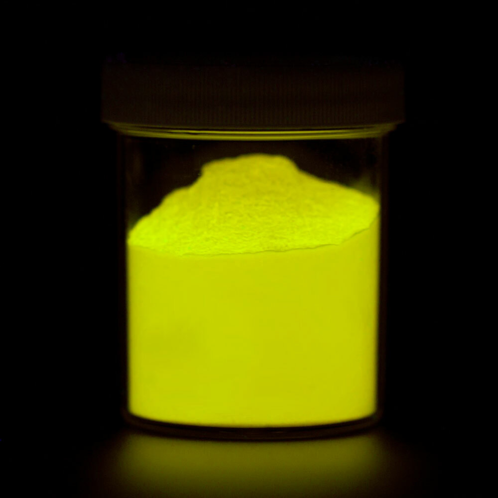 Yellow - Glow in the Dark Pigment – NorthWood Distributing