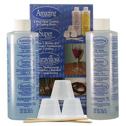 Amazing Putty Amazing Clear Cast Kit - 2 bottle, 8 oz each