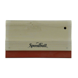 Speedball 10 Wood Handle Graphic Squeegee