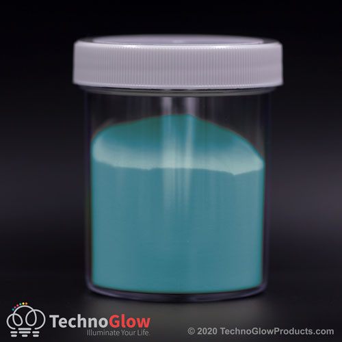 Techno Glow 100g Blue Glow in the Dark Powder 