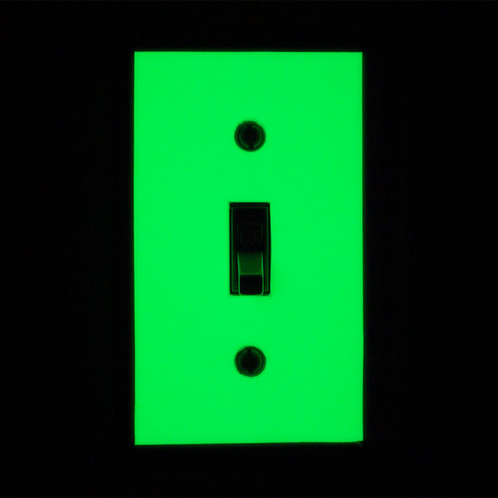 Circles Glow in the Dark Light Switch Sticker Peel and Stick