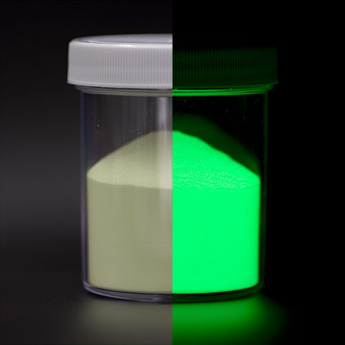NEW éloge the Glow powder Red Glow in the Dark Powder | Calcium Sulfide | Techno Glow Inc
