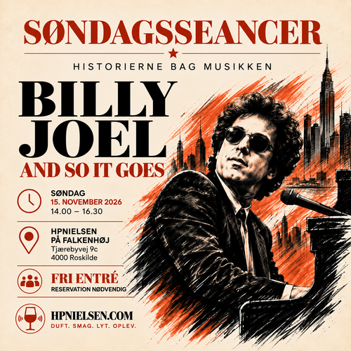 Søndagsseance | Billy Joel: And So It Goes | 15. november 2026