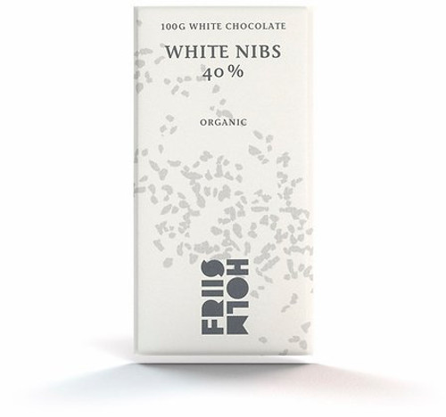 White Nibs 40% 100 g Friis-Holm