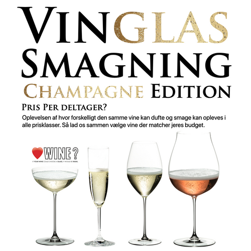 Riedel Champagne (glas) smagning