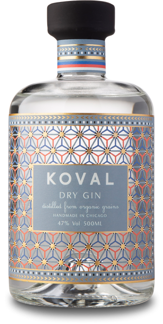 Koval Dry Gin Small Batch 47,00%, 50 cl