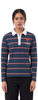 GIANTS Team Script LS Rugby Polo- Womens