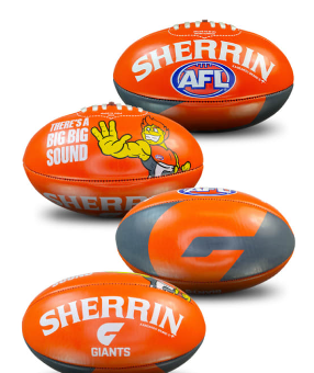 GIANTS Orange Mascot Footy
