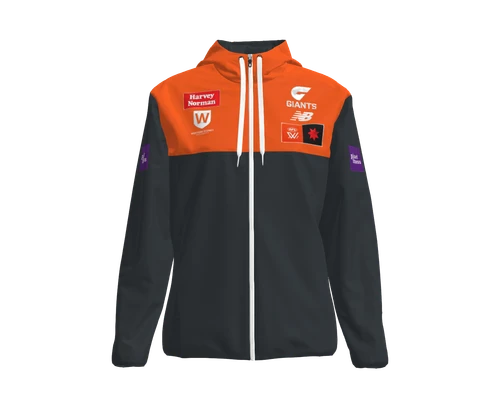 GIANTS 2026 AFLW New Balance Hooded Wind Jacket - Womens