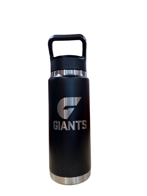 GIANTS x YETI Rambler 26oz Straw Lid Bottle - Black