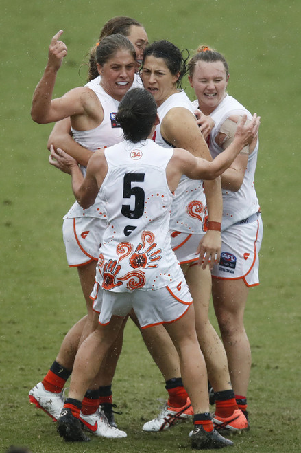 GIANTS AFLW Numbers Charcoal