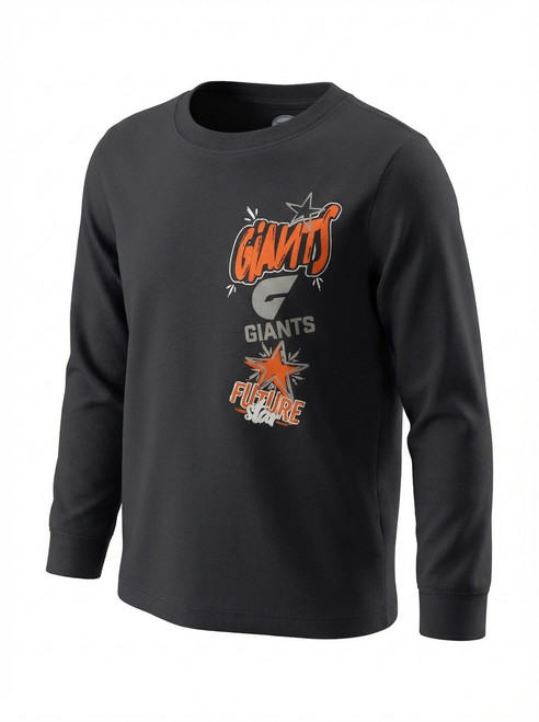 GIANTS Kids Logo Long Sleeve Tee