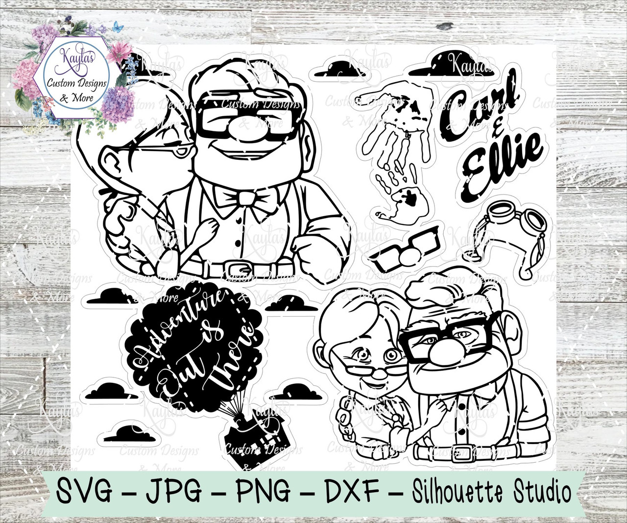 Disney Up Burst Tumbler Template Digital Download