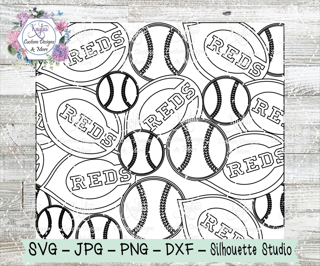 49 Design ] Cincinnati Reds SVG Bundle