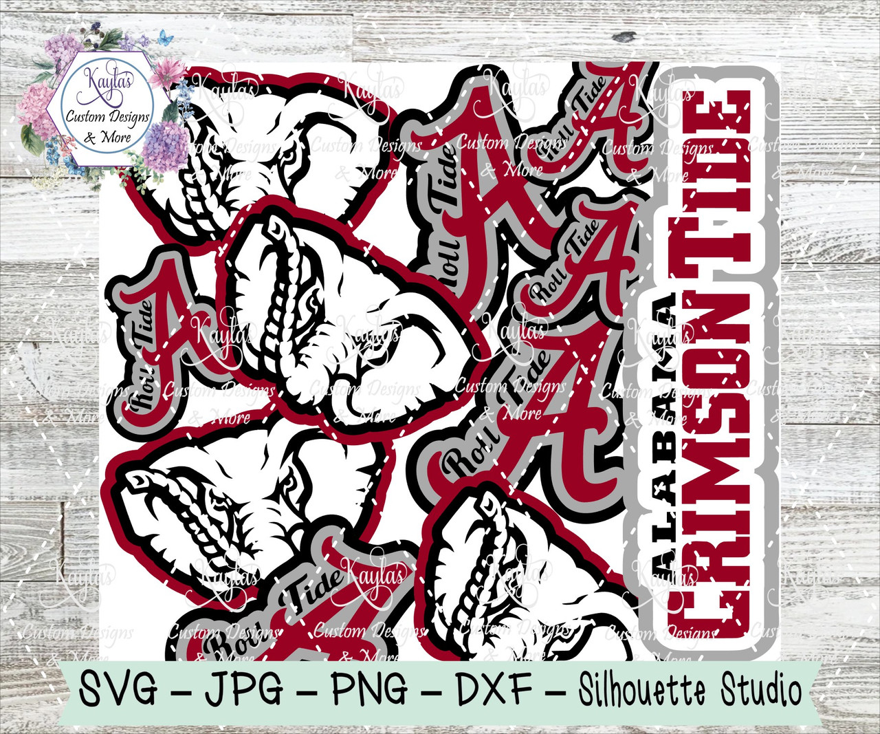 Alabama Crimson Tide Burst Tumbler Template Digital Download alabama-crimson-tide-burst-tumbler-template-digital-download