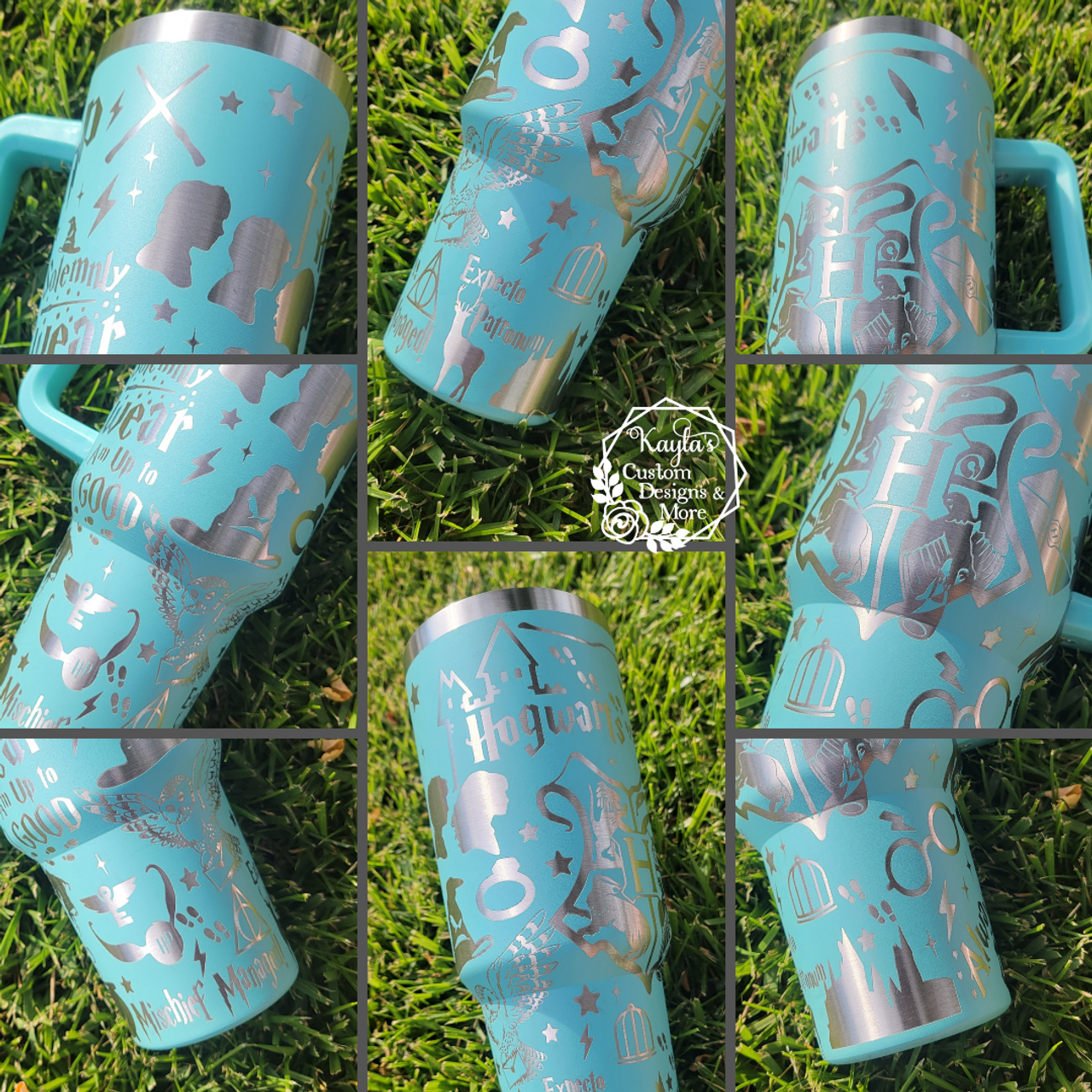 Laser Engraved Harry Potter, Wizard Tumbler With Handle, Stanley –  ChiqueCreations