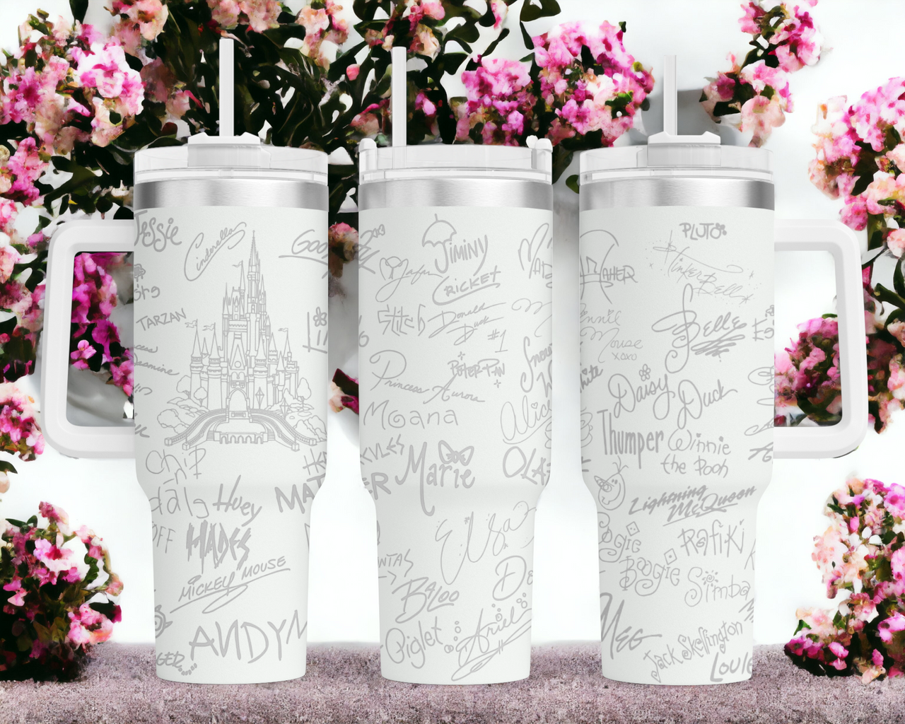 Disney Signatures Laser Engraved Tumbler