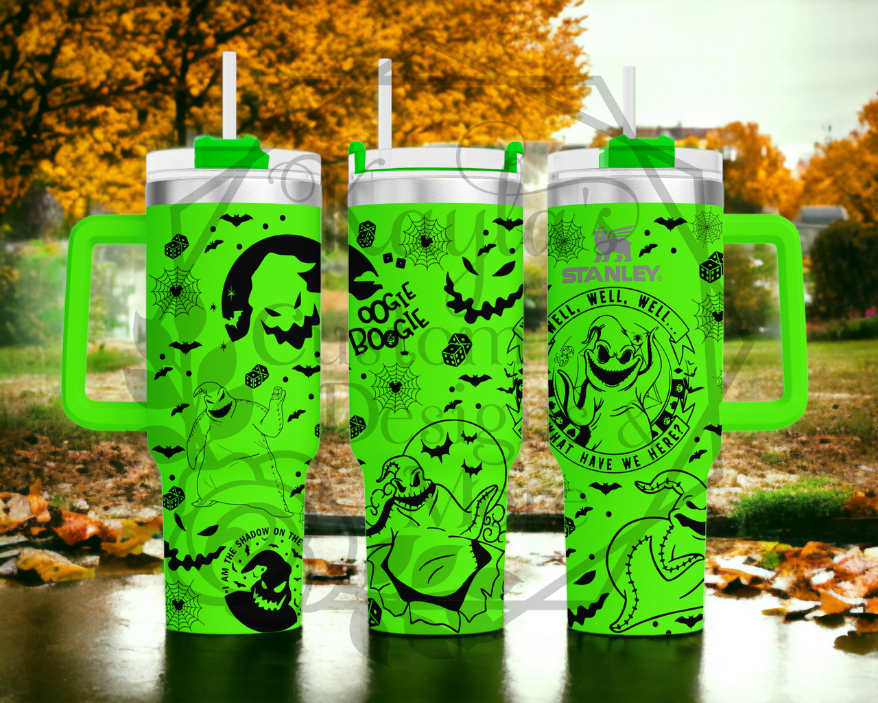 Oogie Boogie SVG Tumbler Template Digital Download