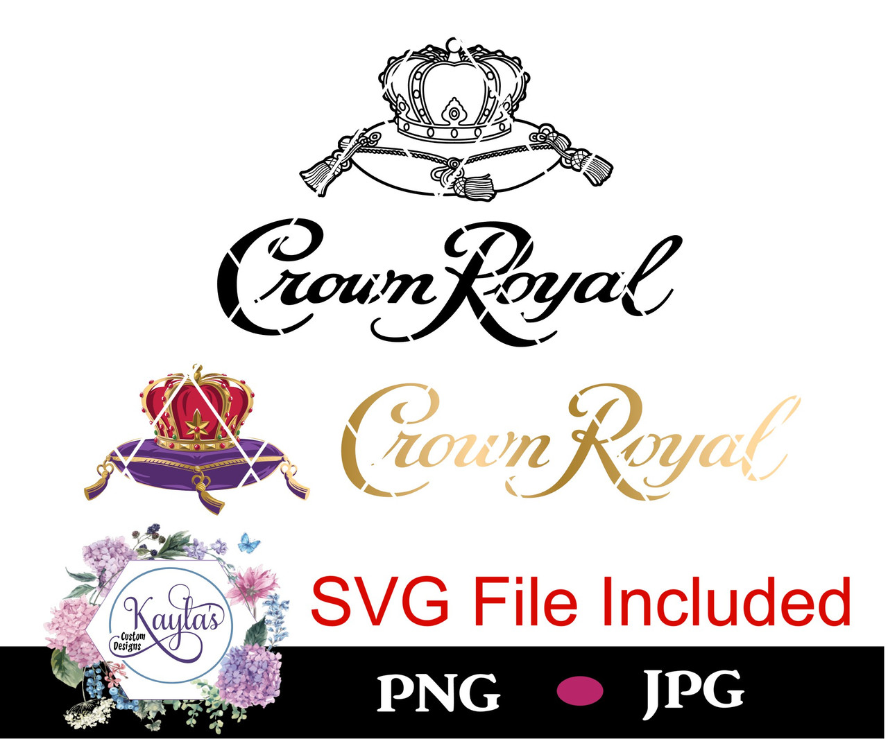 Crown Royal DIGITAL Files Instant Download Labels Logos Crown Royal Images  Whiskey Labels -  Finland