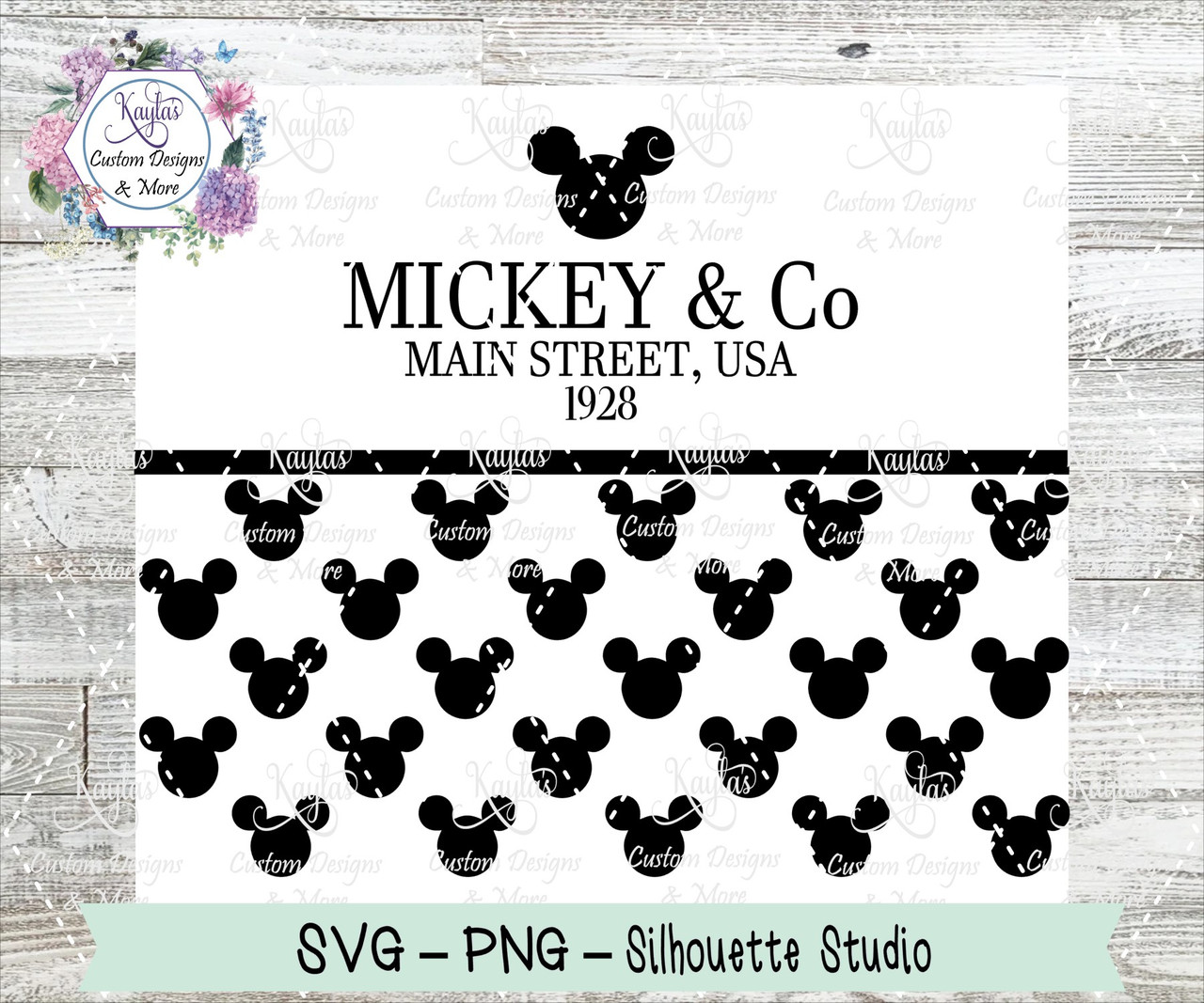 Mickey Logo Fashion Tumbler Designs, Brand Logo Tumbler Wrap New