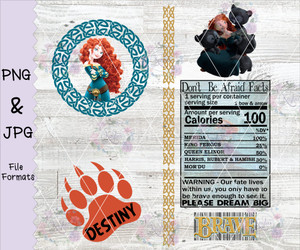 Princess Merida Can Style Digital Download