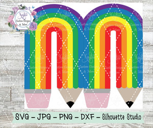 Pencil Rainbow Burst Tumbler Template Digital Download Pencil Rainbow Burst Tumbler Template Digital Download