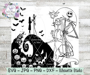 Nightmare Before Christmas Burst Tumbler Template Digital Download Nightmare Before Christmas Burst Tumbler Template Digital Download