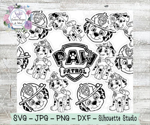 Marshall Paw Patrol Burst Tumbler Template Digital Download Marshall Paw Patrol Burst Tumbler Template Digital Download