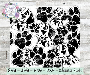 Dalmatian Burst Tumbler Template Digital Download Dalmatian Burst Tumbler Template Digital Download