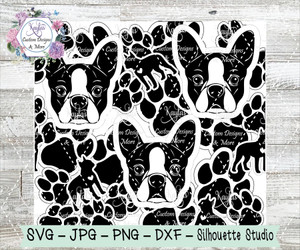 Boston Terrier Burst Tumbler Template Digital Download Boston Terrier Burst Tumbler Template Digital Download