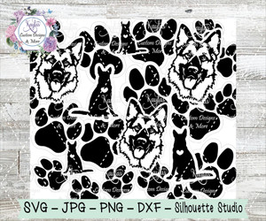 German Shepherd Burst Tumbler Template Digital Download German Shepherd Burst Tumbler Template Digital Download