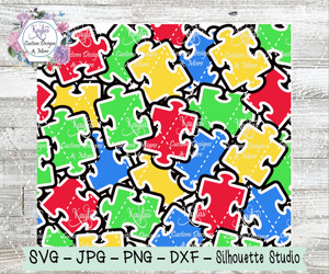Autism Awareness Burst Tumbler Template Digital Download Autism Awareness Burst Tumbler Template Digital Download