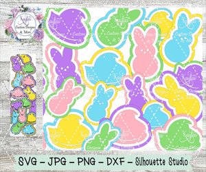 Peeps Bunny and Chicks Burst Tumbler Template and Pen Wrap Digital Download Peeps Bunny and Chicks Burst Tumbler Template and Pen Wrap Digital Download