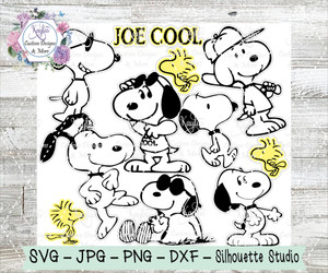 Snoopy Joe Cool Burst Tumbler Template Digital Download Snoopy Joe Cool Burst Tumbler Template Digital Download
