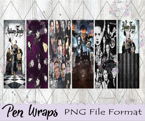 Adams Family Pen Wraps Digital Download Adams Family Pen Wraps Digital Download