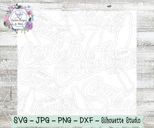 Coca Cola Burst Tumbler Template Digital Download Coca Cola Burst Tumbler Template Digital Download