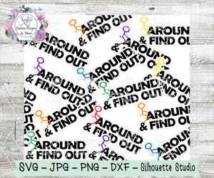 Fuck Around and Find Out Burst Tumbler Template Digital Download Fuck Around and Find Out Burst Tumbler Template Digital Download