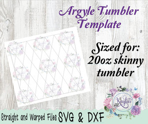 Argyle Template 20oz Skinny/Straight Tumbler Digital Download Argyle Template 20oz Skinny/Straight Tumbler Digital Download