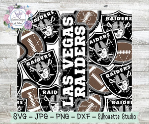 Raiders Pickup Truck Sublimation Tumbler Wrap