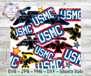 Marines Burst Tumbler Template Digital Download Marines Burst Tumbler Template Digital Download